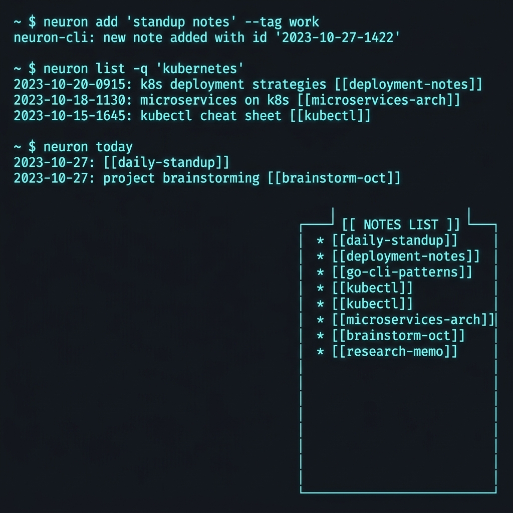 neuron-cli TUI screenshot