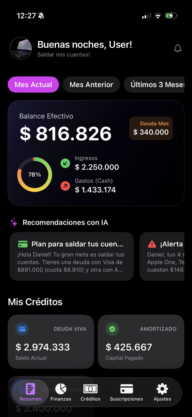 Dashboard de VinHub